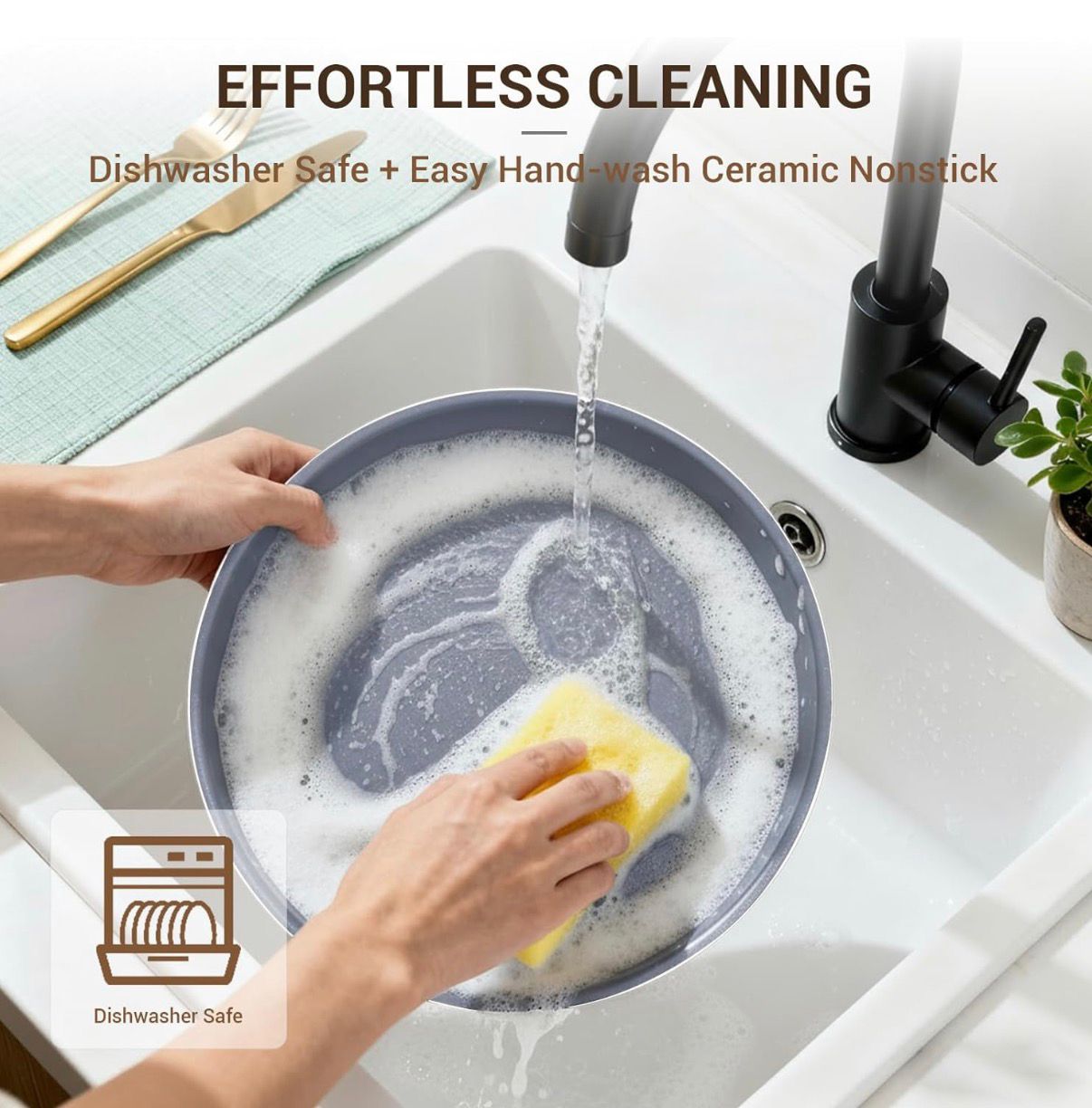 Removable Handle Pots & Pans Set